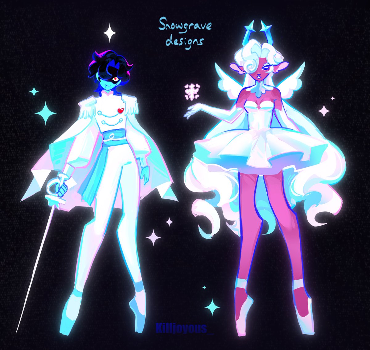 Snowgrave designs ❄️

[ #DELTARUNE #kriselle ]