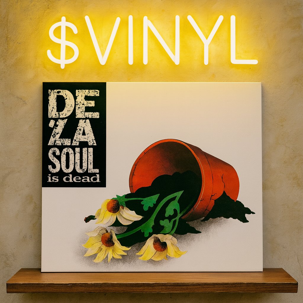 Flower power, funk, rebellion. De La Soul Is Dead spins eternal on $VINYL.

vinyl records cd cassette the flaming lips 90s solana memecoin skipspotify boycottspotify