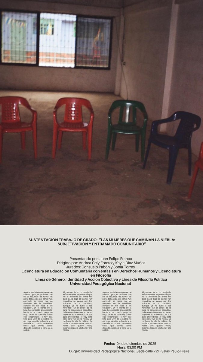 Por fin he finalizado mi trabajo de grado. 
Estoy listo para cerrar esta etapa de mi vida.