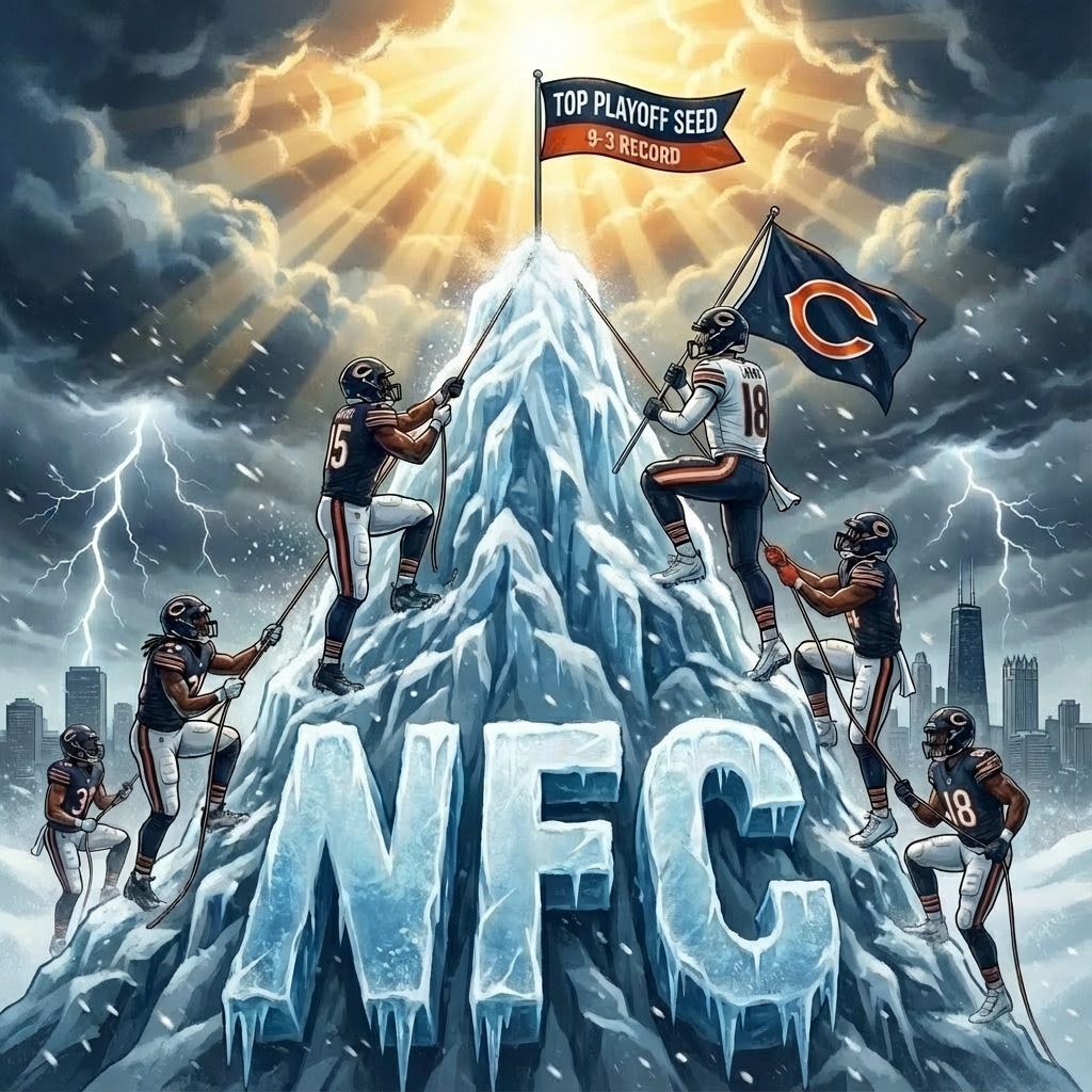 What a time to be a fan of the Chicago Bears!!!!

1st Place in NFC North and now after the Rams loss today, the #Bears are the #1 Seed in the ENTIRE NFC!!!!

How do you feel???? #BearsNation #DaBears