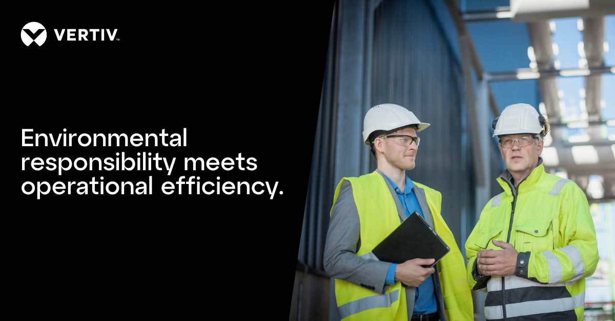Vertiv's tweet image. Smart environmental strategy: Natural gas-powered chillers help reduce overall environmental impact. Read our discussion and how this fits in Vertiv’s end-to-end solutions: ms.spr.ly/6015tV2KS

#HybridCooling #EfficientCooling #IT #ThermalChain