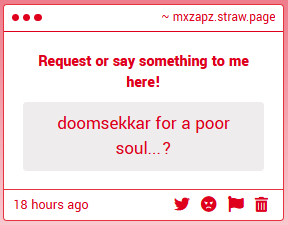 MxZapz's tweet image. "doomsekkar for a poor soul...?" -&amp;gt; a polite fella.. #mrdoombringer #mattdusek #dusekkar #admintwt #robloxadmins

mxzapz.straw.page