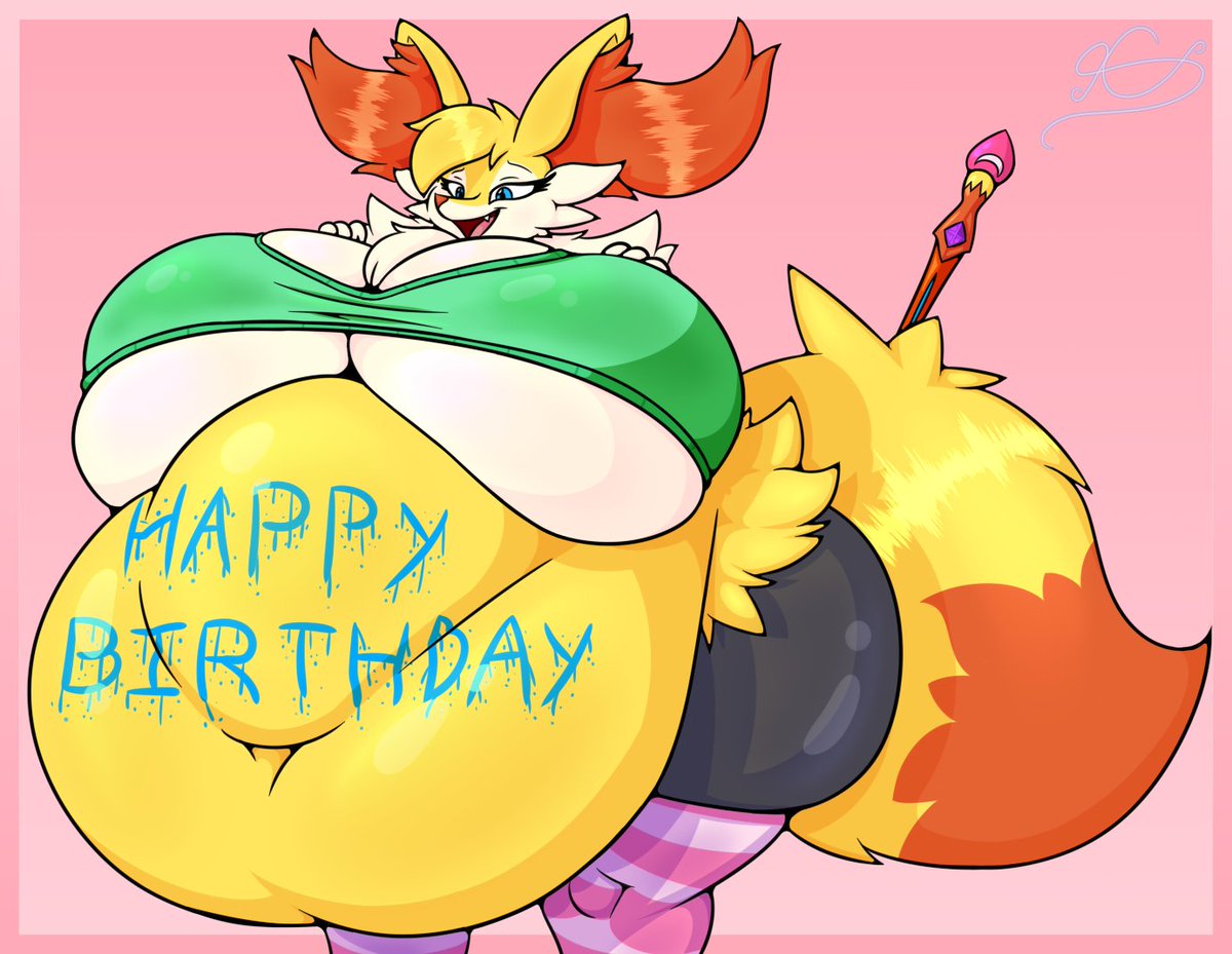 A pretty braixen wants to welcome her master~ 💖

Happy birthday, <a href="/DarkRichy/">RichyMiner (NSFW) 🇲🇽</a>  !!!
