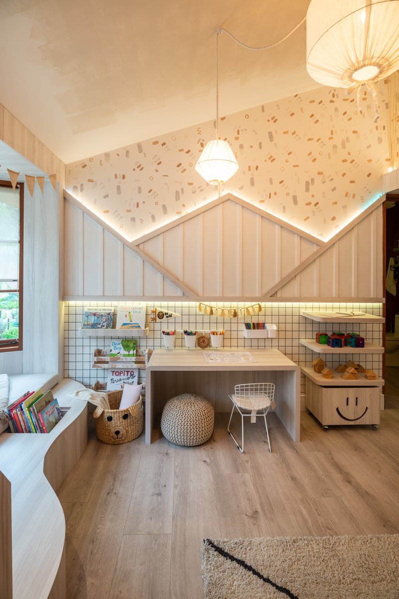 CASACORPERU's tweet photo. Un espacio donde la imaginación tiene arquitectura.
En esta propuesta para CASACOR Perú, Cinthya Arana diseña una habitación infantil que no subestima a los niños: los inspira.
#casacorperu #casacor #cinthyaarana https://t.co/oIytGpoHuG