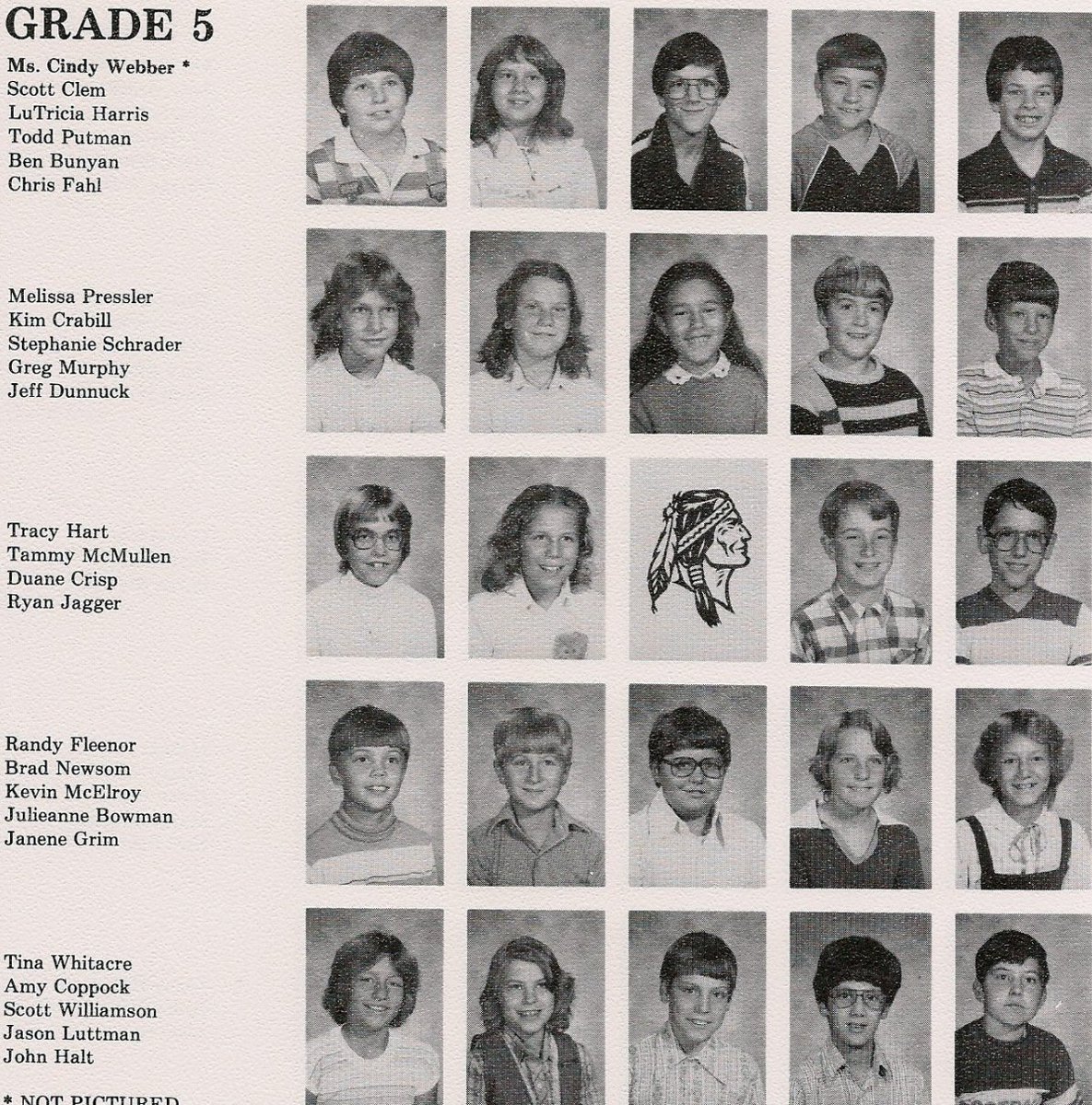 Fifth grade. Rocking the bowl cut. Watch out.