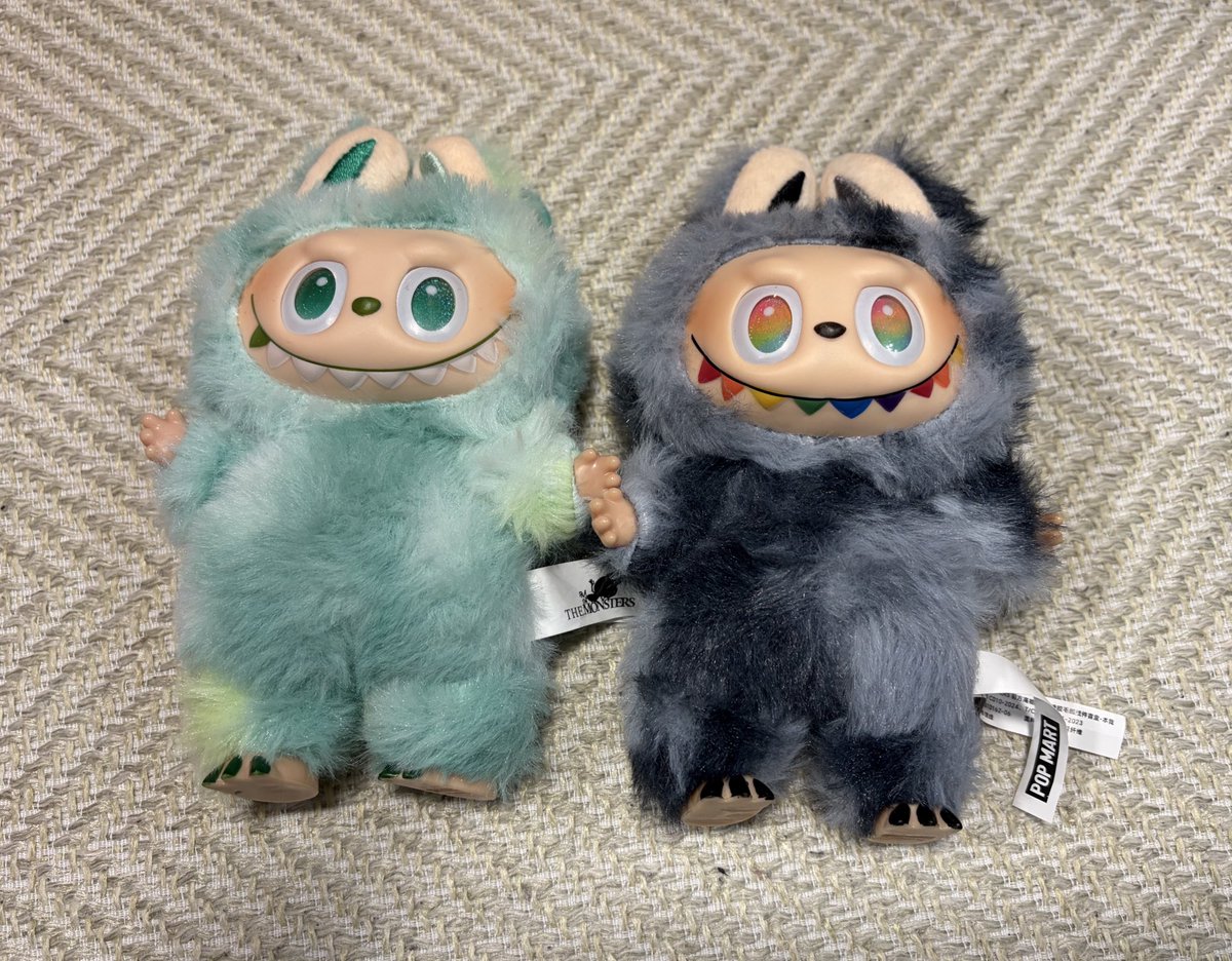 Labubu(ラブブ)なるものが娘たちの間で流行っているらしく、購入したらまさかのシークレットが出た😮
でも、調べれば調べるほど全てが偽物に見えてくる不思議🙃

あ、おはようございます☀