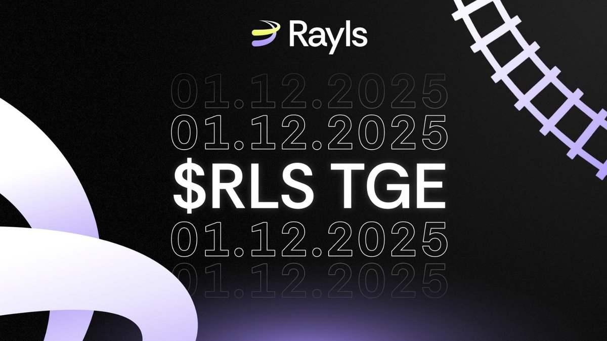 Rayls (RLS) launch promotional graphic