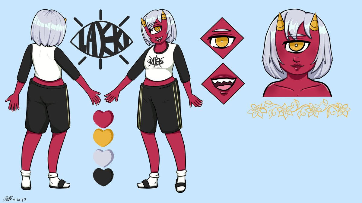 Trixify's tweet image. MAYA REDESIGN (2025)
#LAEKI #VTuber