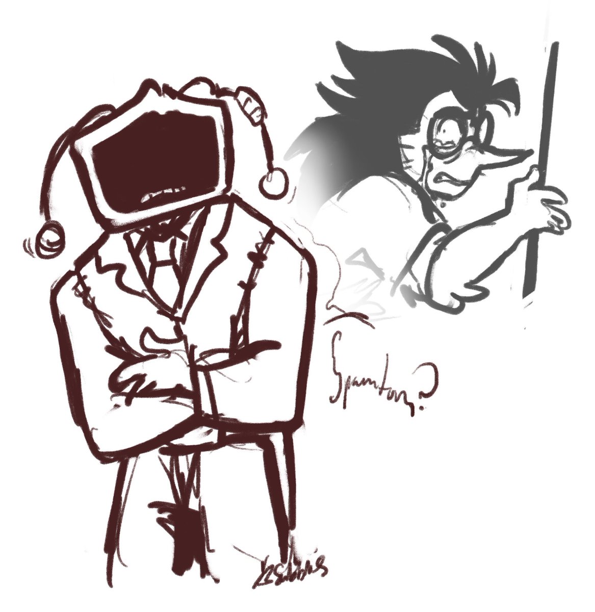 This being the thing Tenna finally recognizes him for bc his face before he left has haunted him for over a decade is something I didn’t consider until today thank you

Only that day he was completely pale and that’s why he remembered it so vividly…

#spamtenna