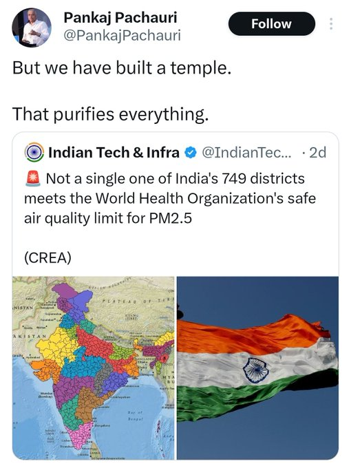 rishibagree's tweet image. Always Remember
Ram Mandir was built after delivering:

55 cr Bank A/c
800 km of Metro
4 cr free homes
70,000 km of NH
355 Medical colleges
50 cr MUDRA loans
9 cr free treatment
11 cr LPG connection
30000 Panchayat Bhawans
18 cr pipe water connections 
12,000 Jan Aushadhi Kendra