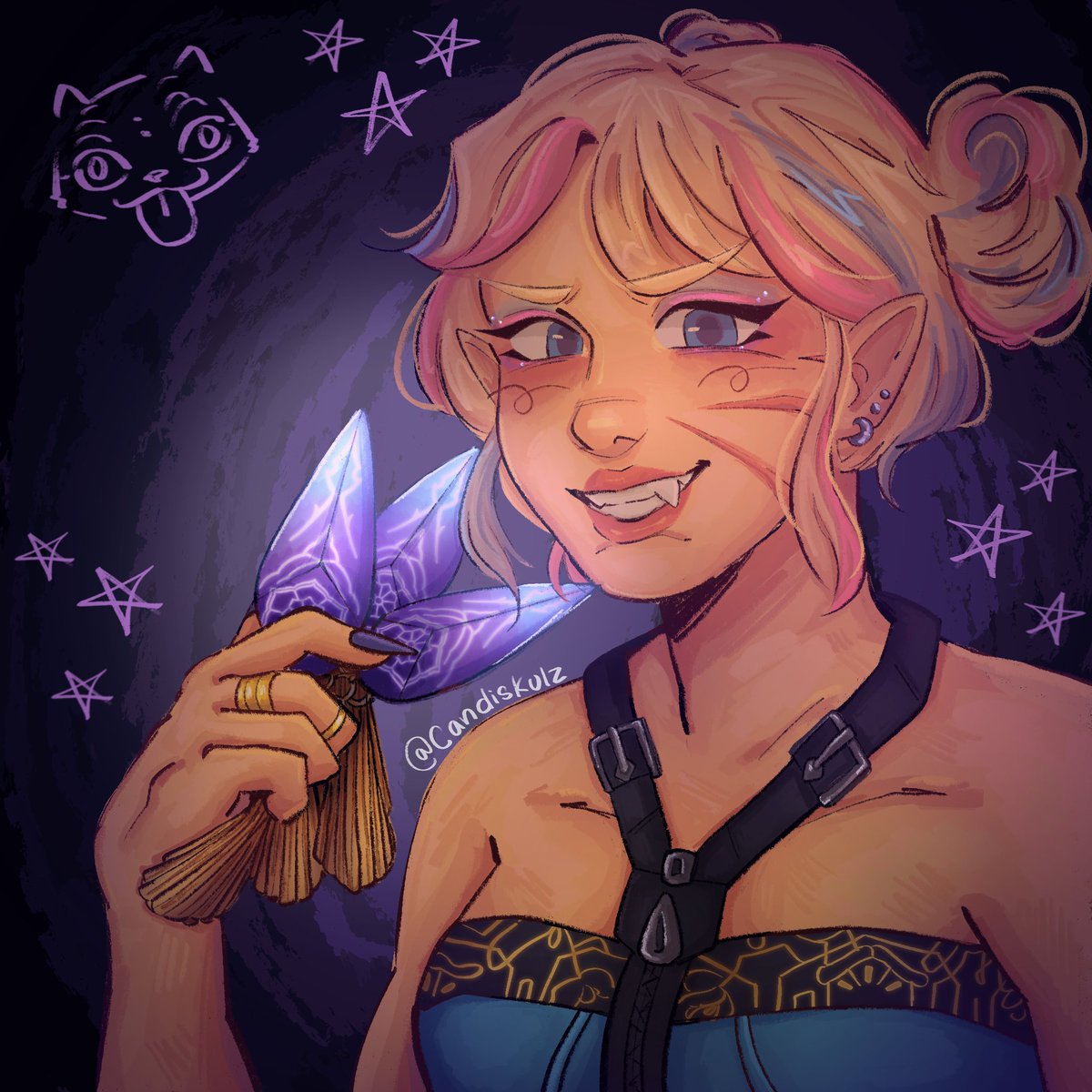 Enid would be such a zoey fan 💜 
My coms are on sale! Check my pinned post<3 #enidsinclair #wenclair #WednesdaySeason2 #zoey #zoeykpopdemonhunters #zoeykpdh #Polytrix  #enidsinclairfanart #zoeykpdhfanart