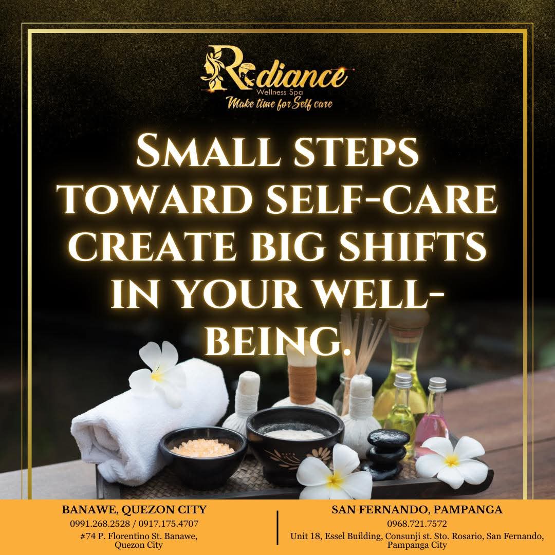 Radiance_banawe's tweet image. 🌸 Life moves fast—your relaxation shouldn’t. ✨💆‍♀️

Indulge in spa treatments expertly crafted for pure calm by the skilled hands of Radiance Wellness Spa therapists.💆✨☺️

📍 Banawe, QC &amp;amp; San Fernando, Pampanga
💆 Book your self-care moment today!

#RelaxWithRadiance…