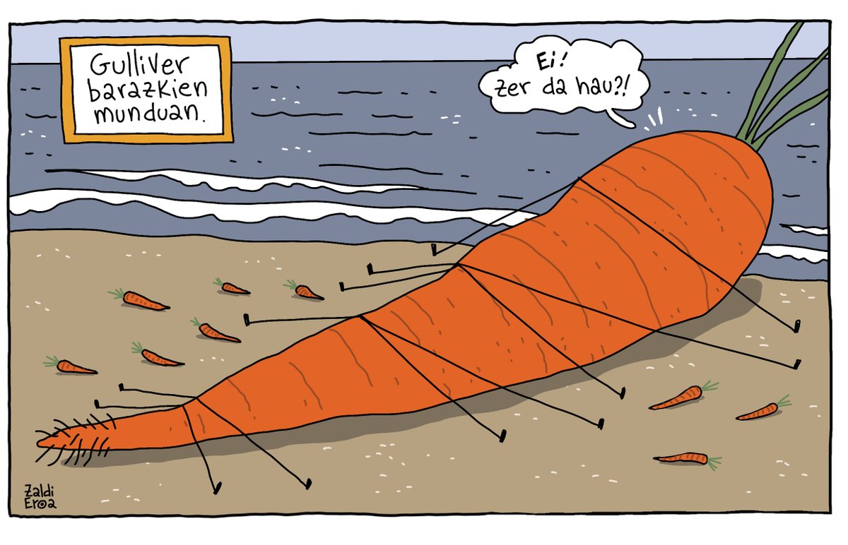 Pasa den asteko marrazkia Ortzadarren.