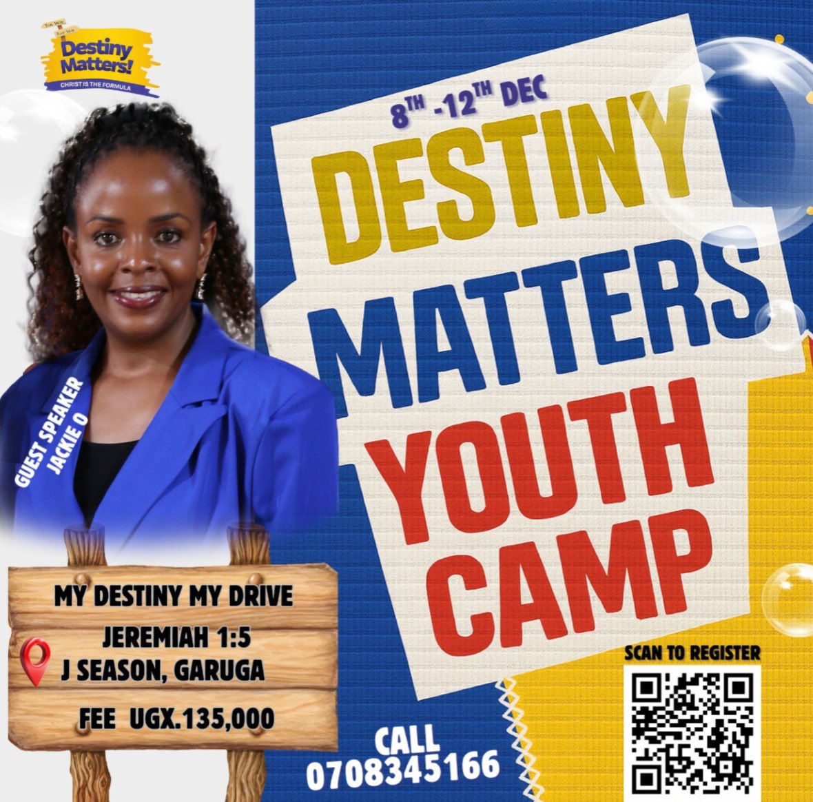 Dest_nyMatters's tweet photo. Happy New Month family 💃🏽, this is your reminder to secure your ticket today. Don’t miss out on all the fun. #HappyYouthCampMonth #FunInChrist 🤗🤗 https://t.co/b9qNKYuIes