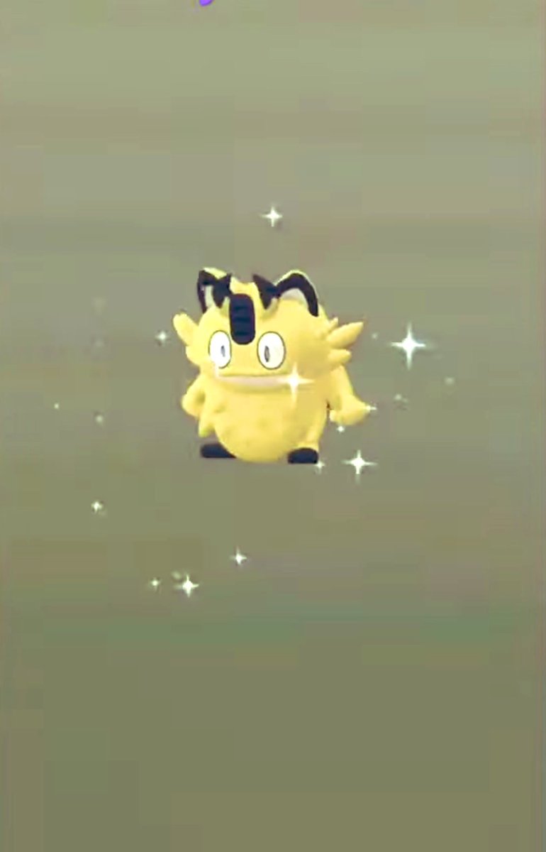 SmileThippy's tweet image. 🅿💯✔🅿PERFECT⬅ 💯 ➡🅿💯✔🅿
Hatched a Shiny Hundo Meowth! My egg luck is officially insane today 🤭✨🥳✨💛
#PerfectMeowth
#PokemonGO🧢🫶🏻