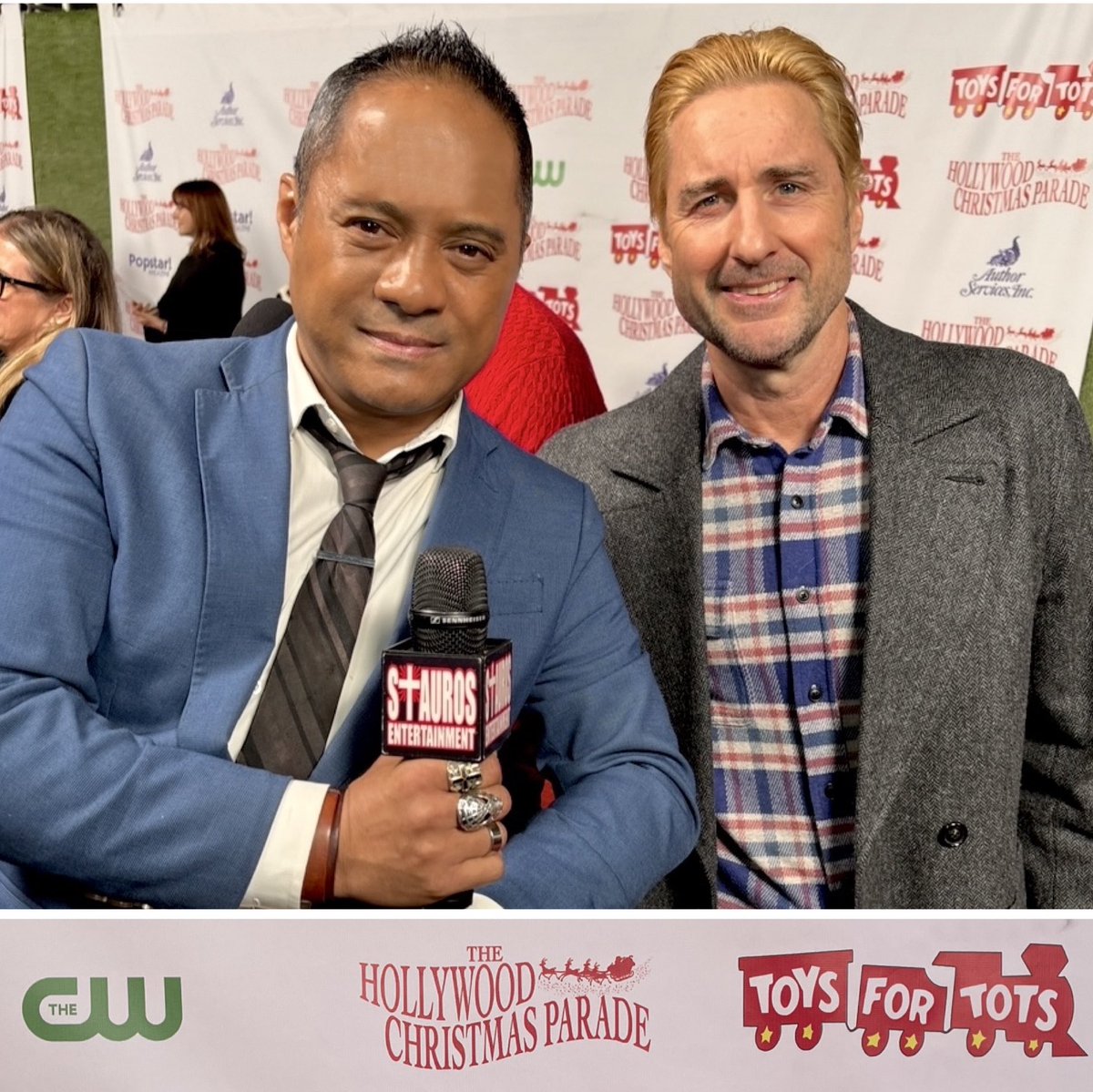 Twas Wonderful 2Nite to see the Awesome, Sweet, &amp; Humble; (Award Winning Actor) #LukeWilson, be the GRAND MARSHALL of this year’s 93rd Annual #HollyWoodChristmasParade to support #MarineToysForTots!  CHECK OUT this Year’s Parade #Dec12th on the <a href="/TheCW/">The CW</a>! 
-w/ #StaurosEntertainment