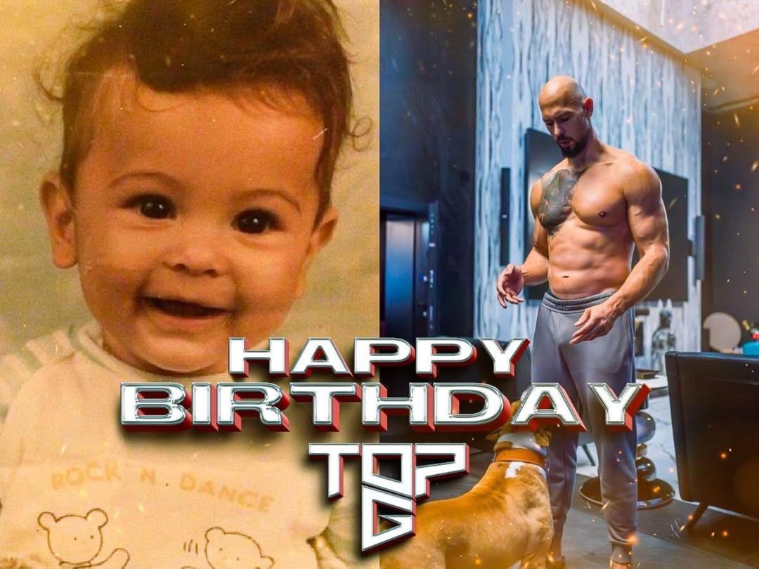 Neo__Hq's tweet photo. Happy Birthday to Andrew Tate 🎉🥳

Let us take a moment to appreciate the effort you have put into changing millions of people’s lives!❤️ https://t.co/S9JAVWhkHp
