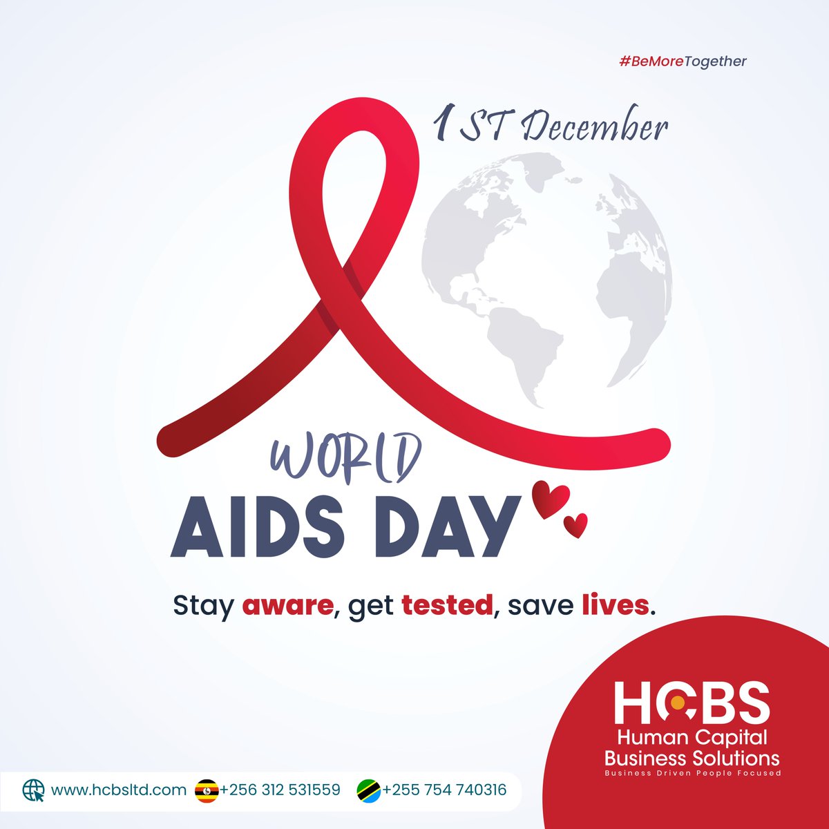 hcbsltd's tweet image. Together, we champion awareness, fight stigma, and build workplaces where everyone thrives. #WorldAIDSDay #EndStigma