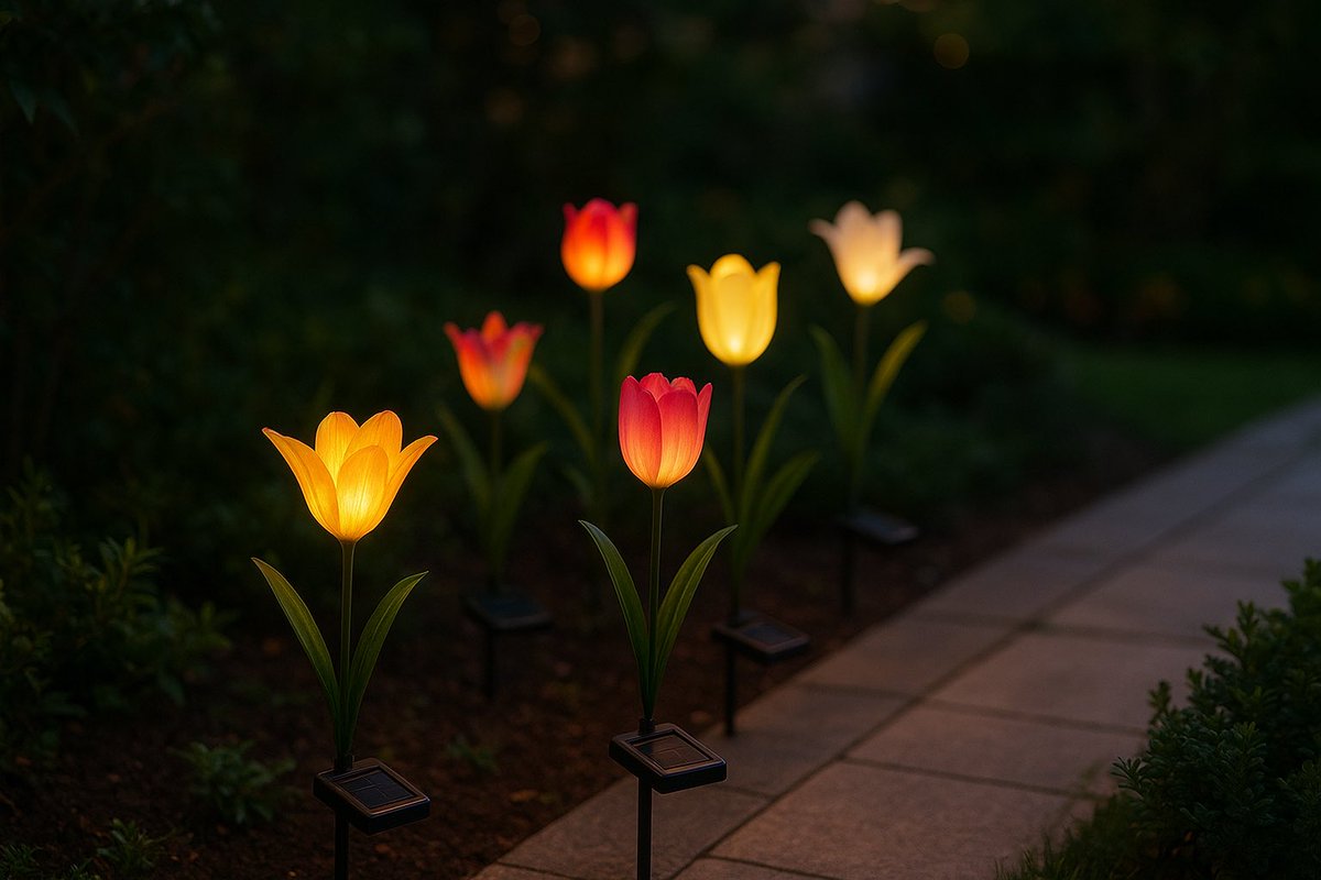 AmwSolar's tweet photo. Sun-powered magic in the garden. ✨
#GardenLights #EveningGlow https://t.co/3ry7i3wZJ8