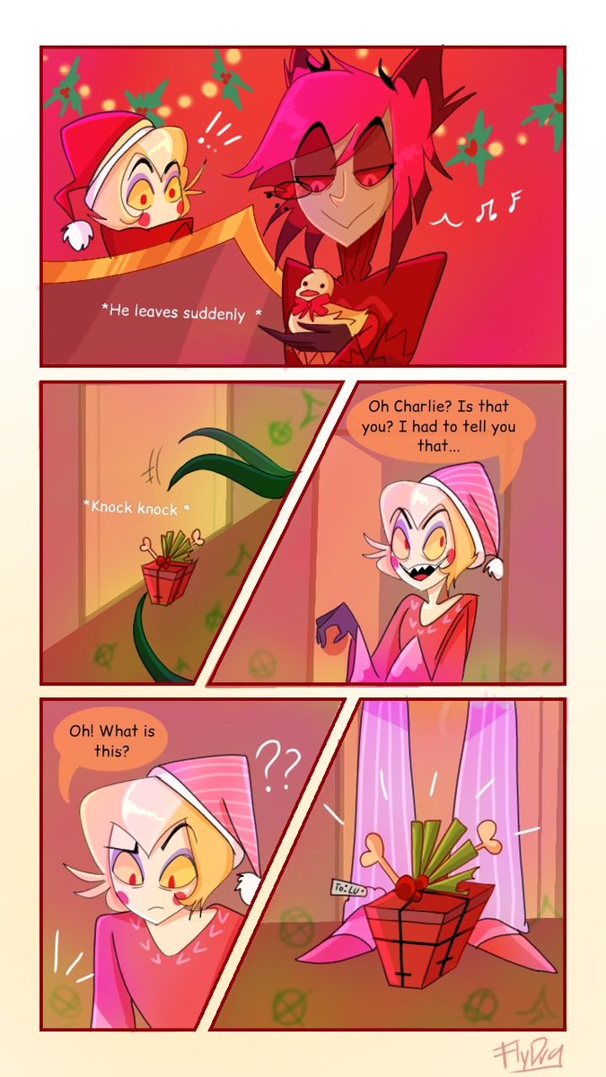 Flay_dragon06's tweet image. December is magical! 
#radioapple #hazbinhotel #hazbinhotelseason2 #Christmas