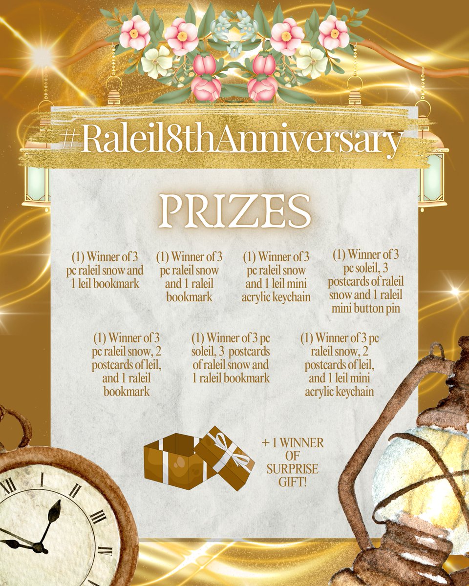 loveraleil's tweet photo. Didn’t get the chance to win a prize? Your moment starts right now!⏳

To wrap up the Raleil 8th anniversary, here's the final giveaway🫶

Mechanics: Drop emojis that remind you of SOT

This is for everyone who didn’t get the chance to win before. ⏳

ENDS ON DEC 2, 12PM 🥰 https://t.co/CxQI0Oh6UP