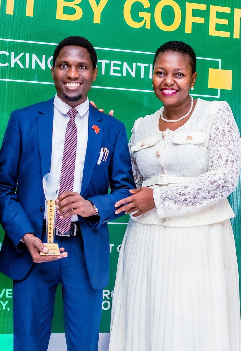YudaSulePascha1's tweet photo. A Milestone Moment: Inspiring the Next Generation and Honored to be Recognized! 🏆

Saturday was truly a day of impact and inspiration at the TUCSSA 

Was completely overwhelmed and humbled to receive the prestigious award for "Best Male Public Speaker of the Year 2025!" https://t.co/2cYS39k7B3