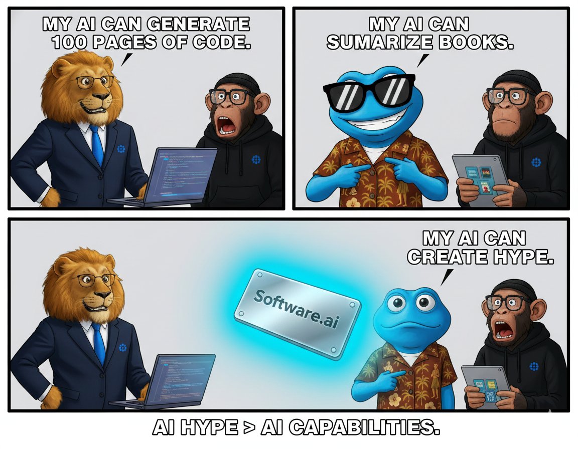 Pawan2001564157's tweet photo. Everyone flexing their “AI tools”…
Meanwhile https://t.co/NY87uPcADv walks in like:
“I AM the hype.” 😎🔥
@domaprotocol cooking again.
#DomainFi #SoftwareAI #Memecontest https://t.co/SLCbawmKGD