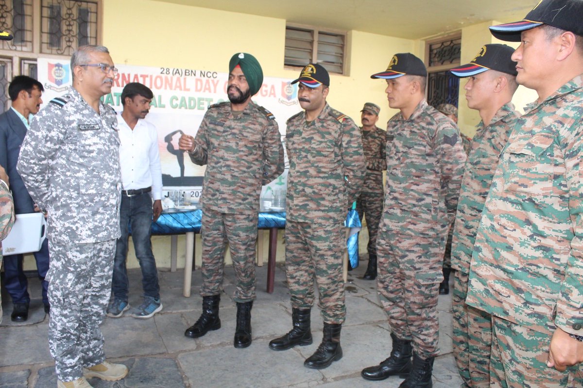 nccgpkur1's tweet photo. A Special Sainik Sammelan was org with all ranks wherein DDG shared the way ahead and  appreciated the outstanding work of the Group and the cadets. https://t.co/4m86n5PY7R