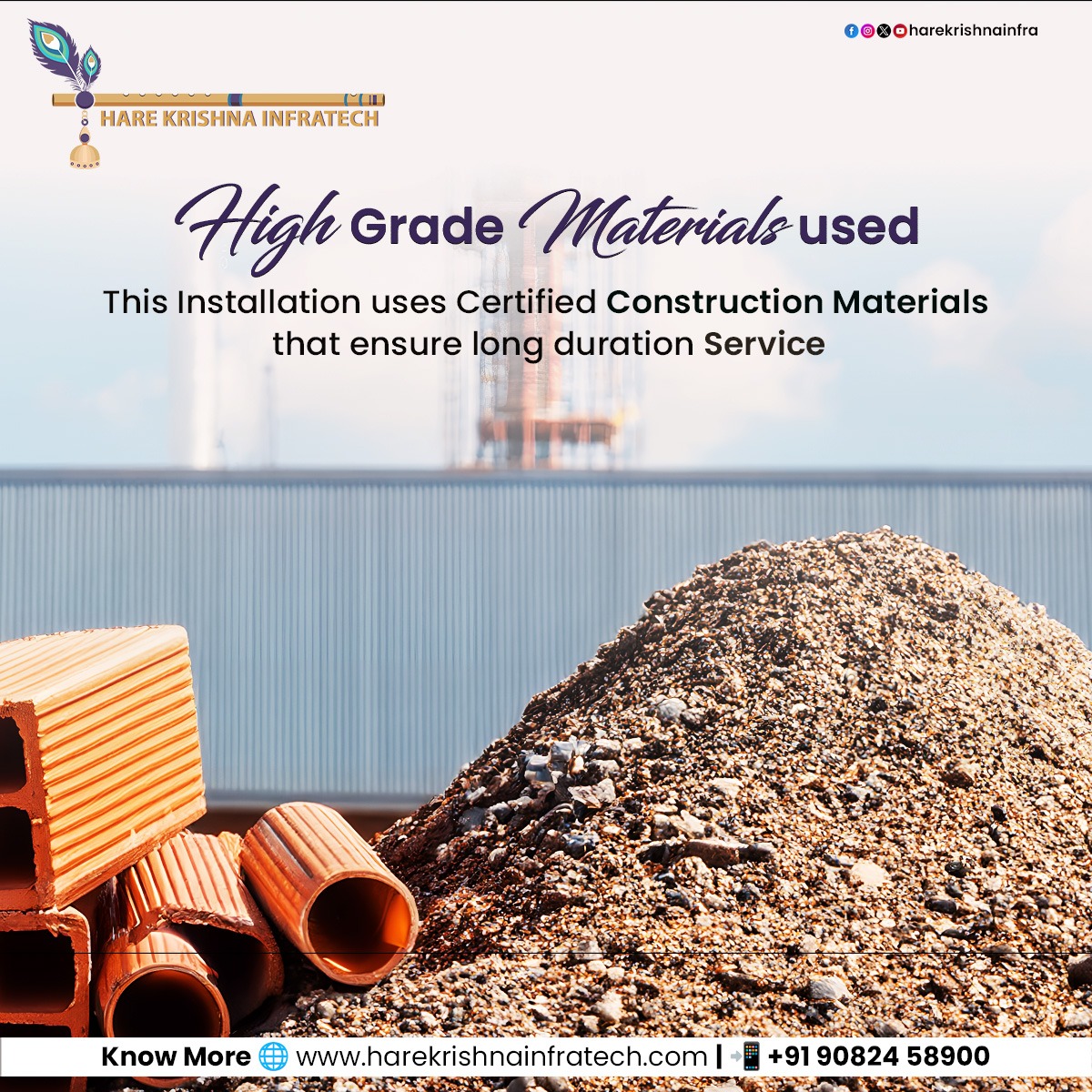 hkinfratech's tweet image. Where innovation meets construction excellence — Hare Krishna Infratech uses modern engineering for stronger, smarter living spaces.
.
.
#harekrishnainfratech #modernengineering #smartconstruction #innovativehomes #advancedmaterials #futureprojects #qualityassured