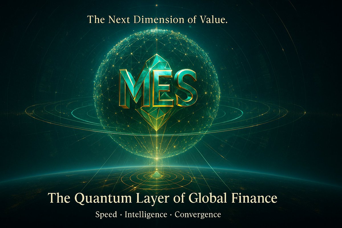 MESweb3's tweet image. 🧬 The next dimension of value has arrived.
⚡ MES operates on the quantum layer of global finance beyond speed and limits.
💎 Multi-dimensional intelligence. Instant convergence.
✨ MES is rewriting the rules of value.