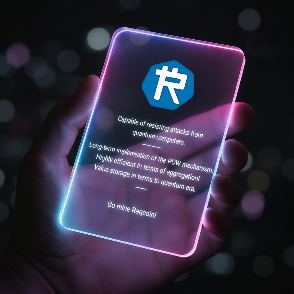 renyong1003's tweet image. Dear miners! The entire world is discussing the topic of upgrading to quantum-resistant algorithms! So, what can we do once all valuable digital currencies have been upgraded to quantum-resistant algorithms?
Go mine Raqcoin!
#Raqcoin #Bitcoin #quantumcomputing #Bitcoinmining