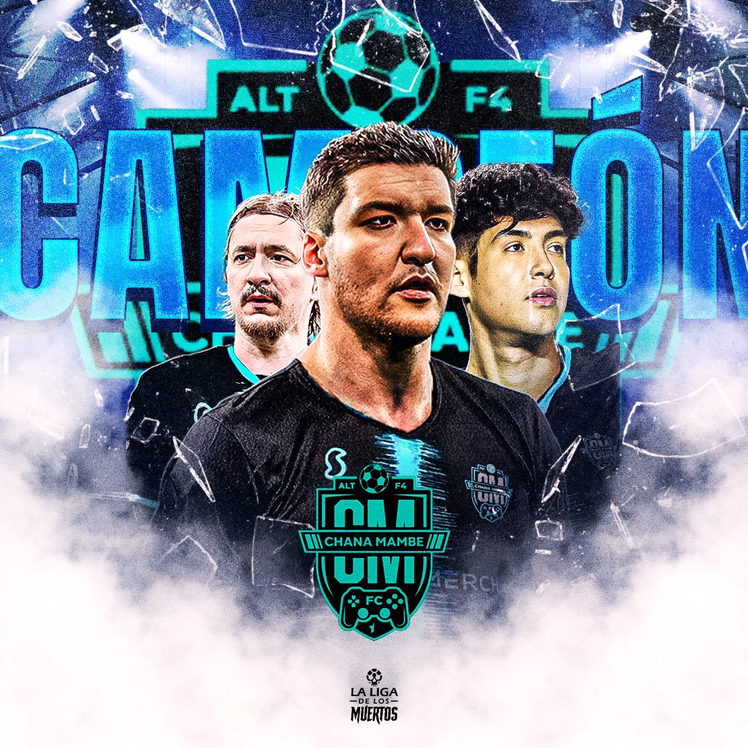 LaLigaDeMuertos's tweet image. Termina la liga de los muertos y tenemos nuevo campeón 💀

Felicidades a @ChanaMambeFC que levanta la copa esta noche 🏆