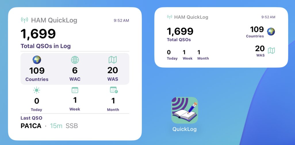 cees_alberts's tweet image. Spend the weekend making widgets in MAUI (iOS), for Quicklog, my HAM radio app. 
I&apos;m happy with them :)
Now I will give it to my testers and see what they think!  #Maui #indiedev #iosdev