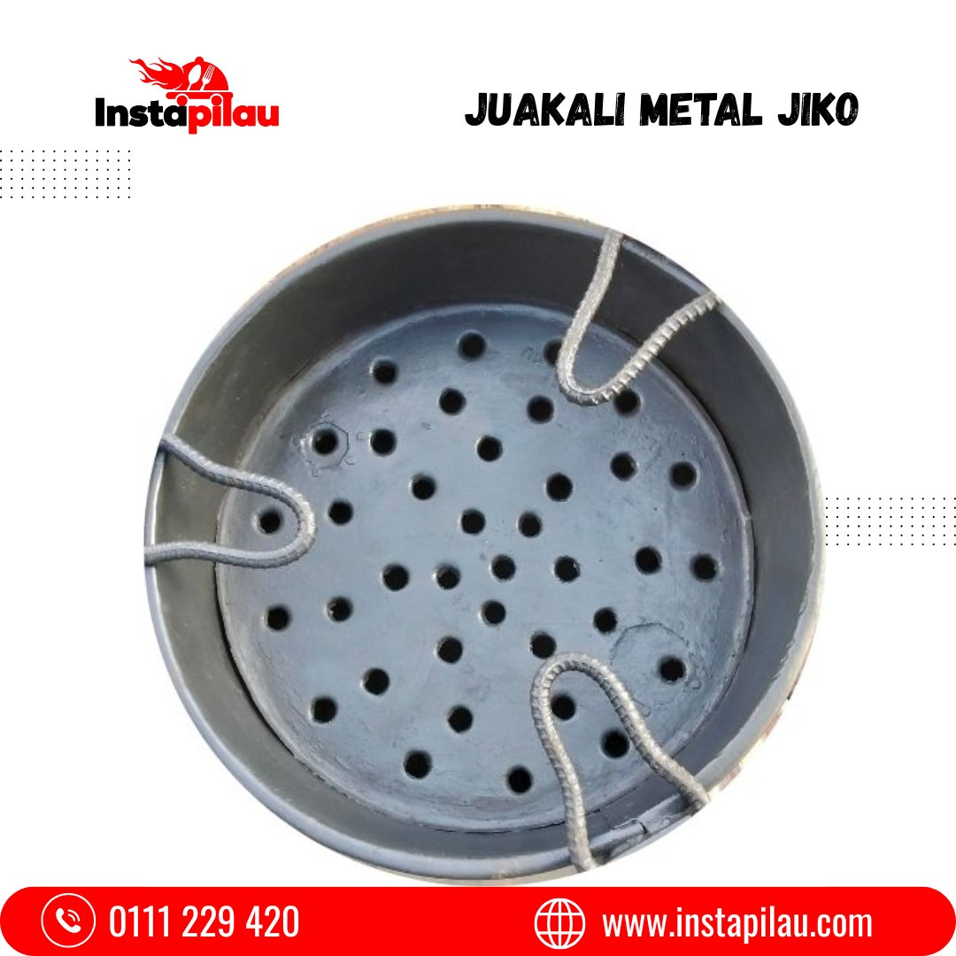 InstaPilau's tweet photo. 🔥 Tough. Reliable. Built for daily cooking.
The Juakali Metal Jiko (Heavy-Duty) delivers strong heat retention and efficient charcoal use — perfect for homes &amp; small businesses.

Available in sizes 18, 20, 24 &amp; 28
👉 Order here: https://t.co/KtAD63GeWh

#CharcoalJiko #InstaPilau https://t.co/qDEvCRZYQQ