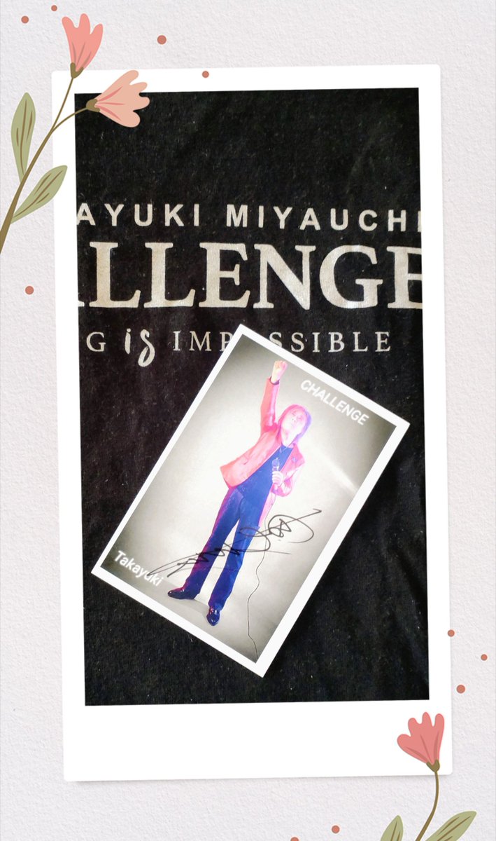 🆕日頃の感謝を込めて✨️】12月ライブにCHALLENGE Tシャツを着て参加