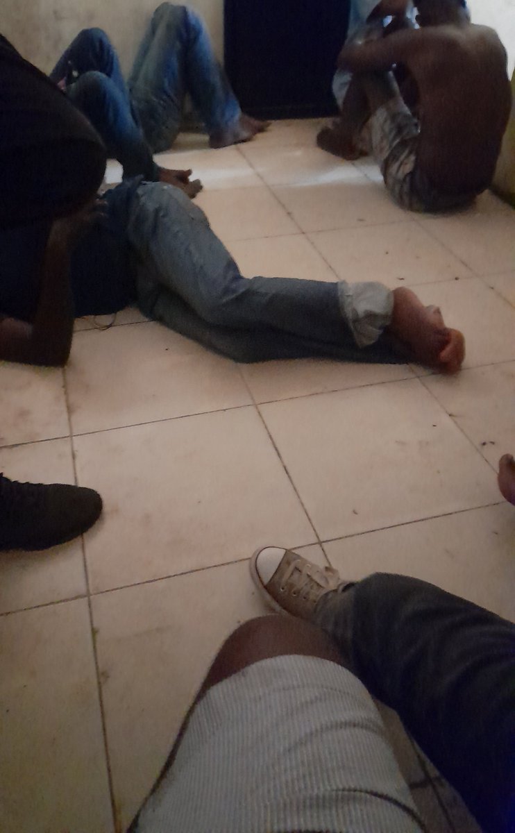 End arbitrary arrests!
Knee and shoulder needs little fixing but nothing that cannot be managed. The ironic coincidence is that I was actually in a striped short (Kunguru). Foreboding. Free now.