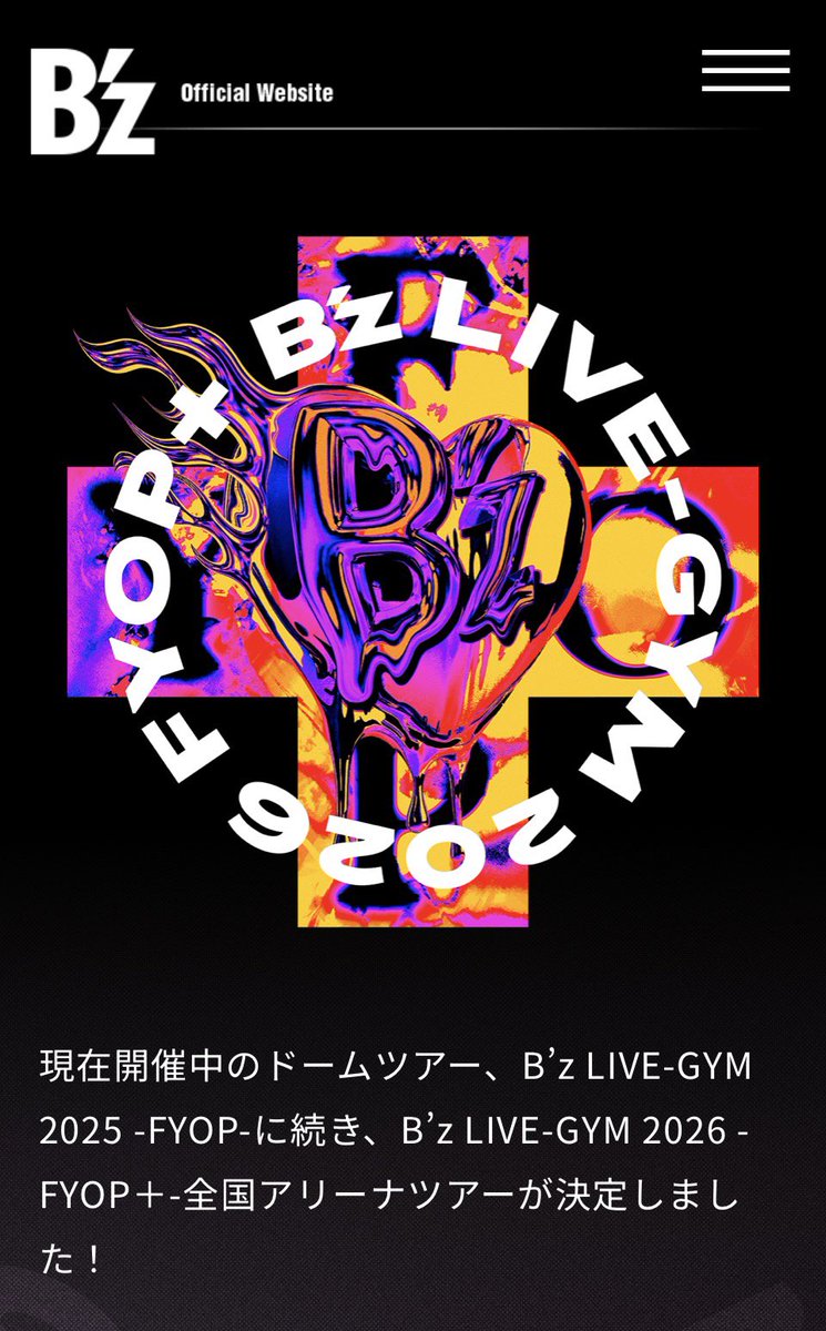 INABABODY's tweet photo. 早くも来年のツアー決定！
とりあえずファンクラブ先行で申し込んでみた
#FYOP+ #bz https://t.co/xDQX2Et3h5