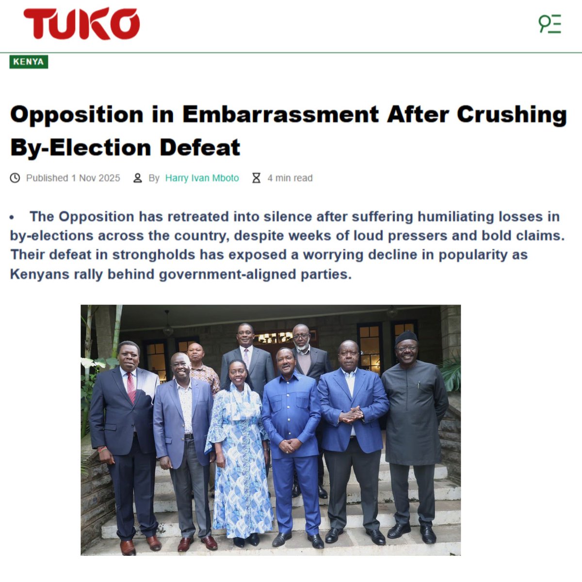 The noise-makers forgot that governance wins elections. Their defeat is a lesson in humility. #OppositionOfShame Voters Chose Progress United in defeat