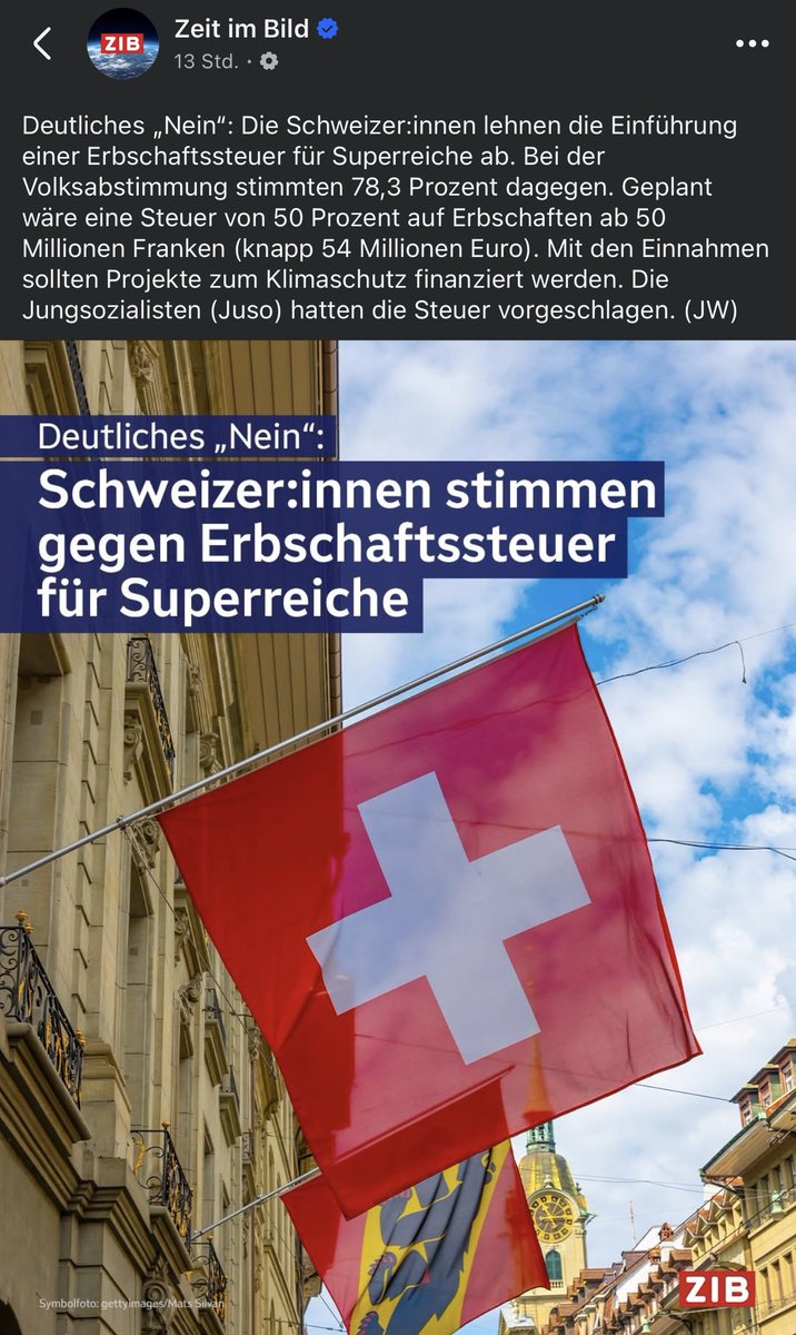 decider148's tweet image. Fast 80% Ablehnung ❗️

Und genau deswegen fürchtet man sich hierzulande so vor diesen.

Denn dann würde auf einem Schlag sichtbar werden wie daneben unser polit-medialer Komplex bei den Themen dieser Zeit danebenliegen und dass es dafür kaum Mehrheiten gibt. #Schweiz