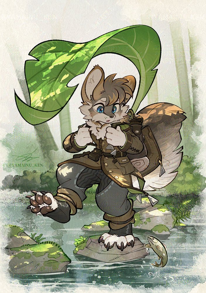 #2025YAMAINUcommission
The Adventures of Ötar✨
He's focused on the fish, heedless of the path before him 🫣💭