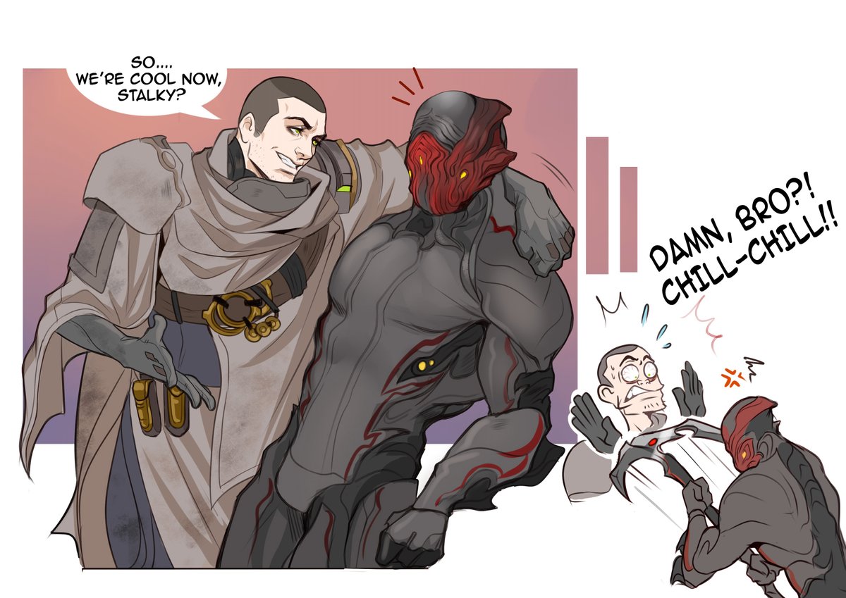 TazaPliket's tweet image. we&apos;re bestie now (2021)

#Warframe #warframefanart #tennocreate