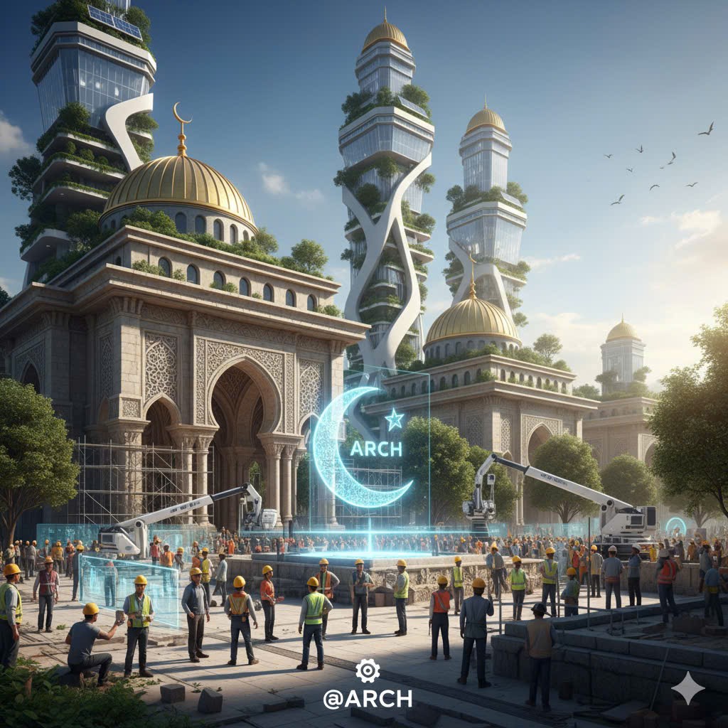 Abdulsubhann0's tweet image. For those who dream big — and ethically!
Om’S ArchiHalal (ARCH) merges next-gen tools like AI, AR, and blockchain to deliver transparent, halal-compliant architecture.

Experience the art of design rooted in Islamic values.

🔗 sidrastart.com/project/4cd6dc…
#HalalInnovation #SmartD