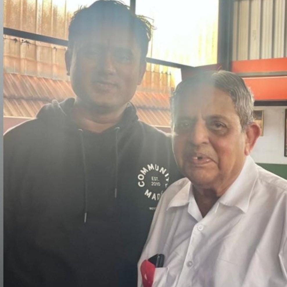amarantos_org's tweet photo. On the blessed day of Srimad Gita Jayanti blessed to have met #Dr Nagendra the #NASA  scientist who found meaning of his life propagating the teachings of Swami Vivekananda through #SVYASA. https://t.co/A0cuFDFR7l