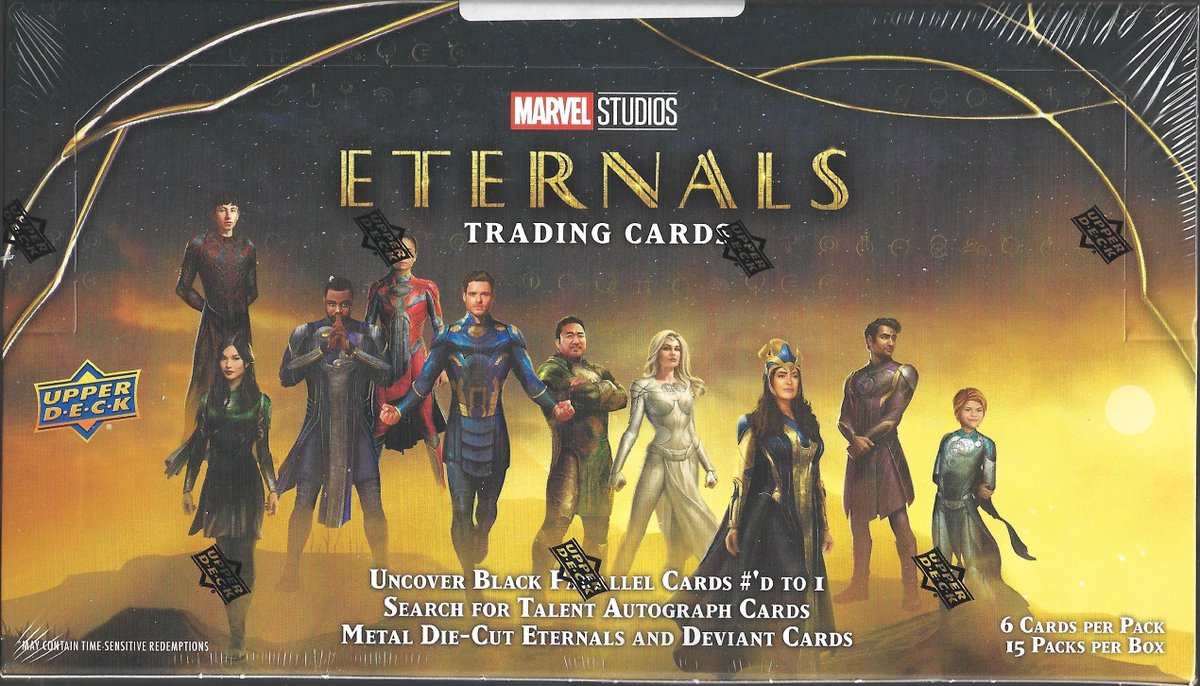ScifiCards's tweet image. Cyber Monday ETERNALS Hobby Box Sale! 👽 - mailchi.mp/cd1fb1f7ba44/m…