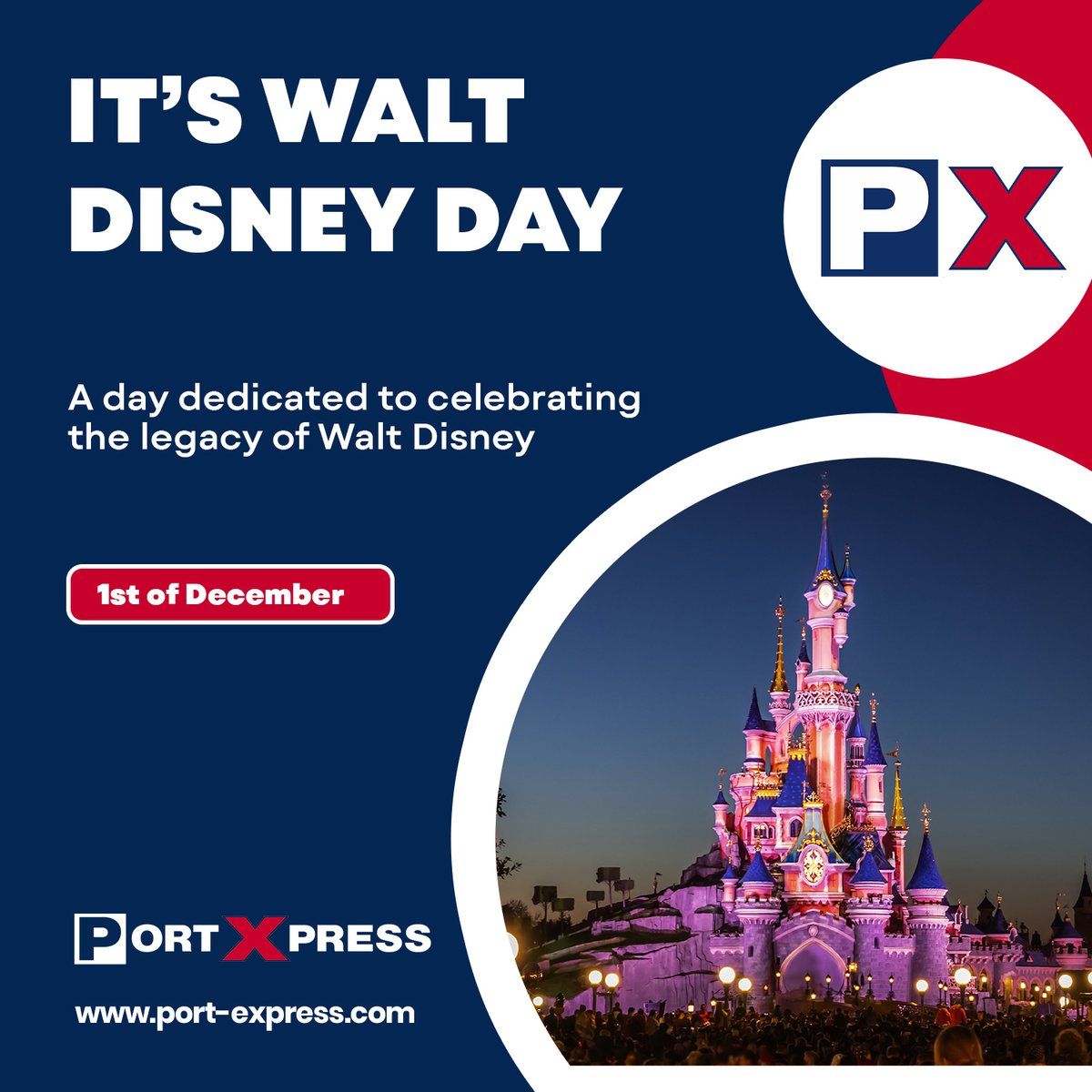 portexpress's tweet image. It&apos;s Walt Disney Day - A day dedicated to celebrating the legacy of Walt Disney
port-express.com
#containertransport #freight #logistics #transport #Waltdisneyday