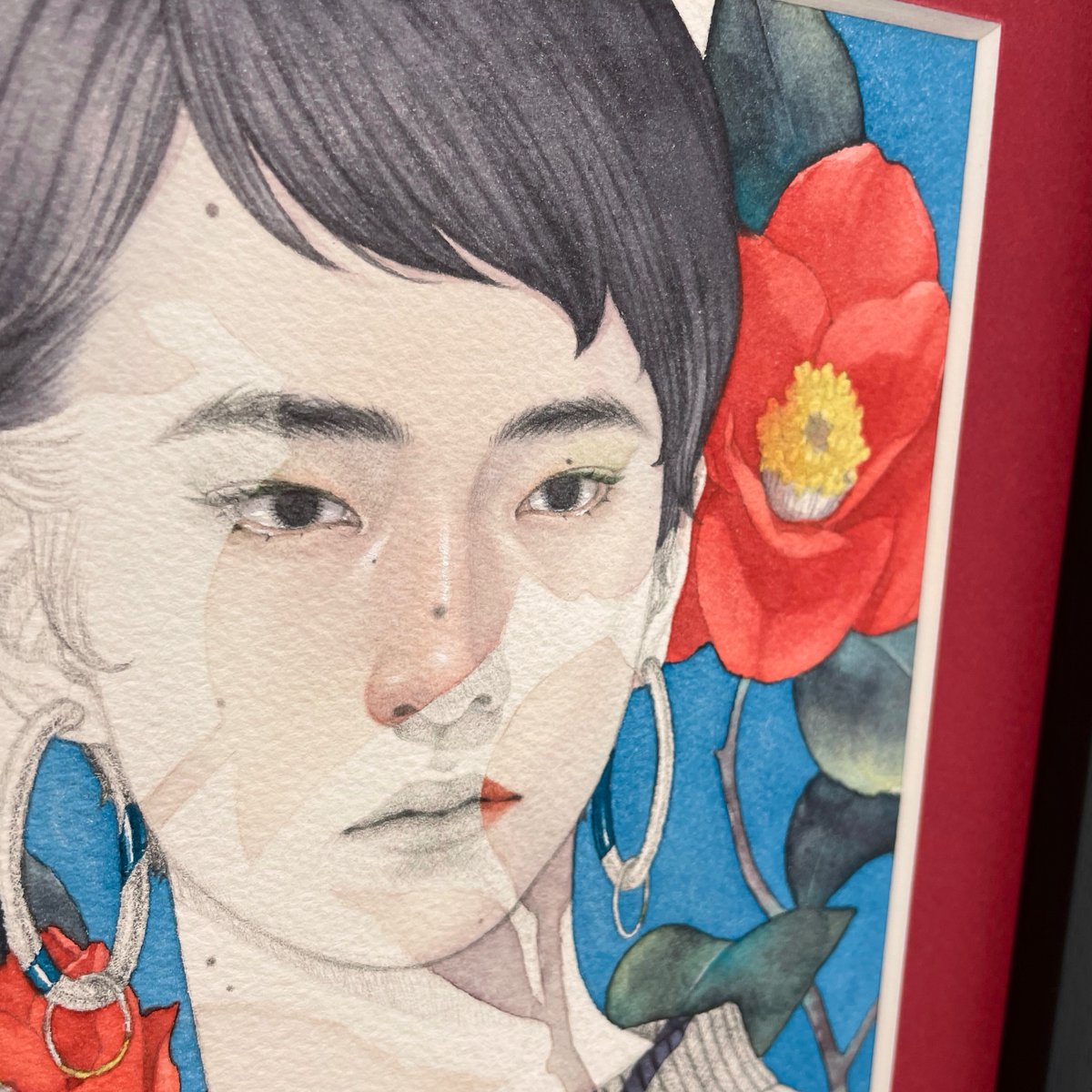 朱華 11/29〜12/10『冬の華Ⅲ』12/01〜13『素敵な現代水彩画展