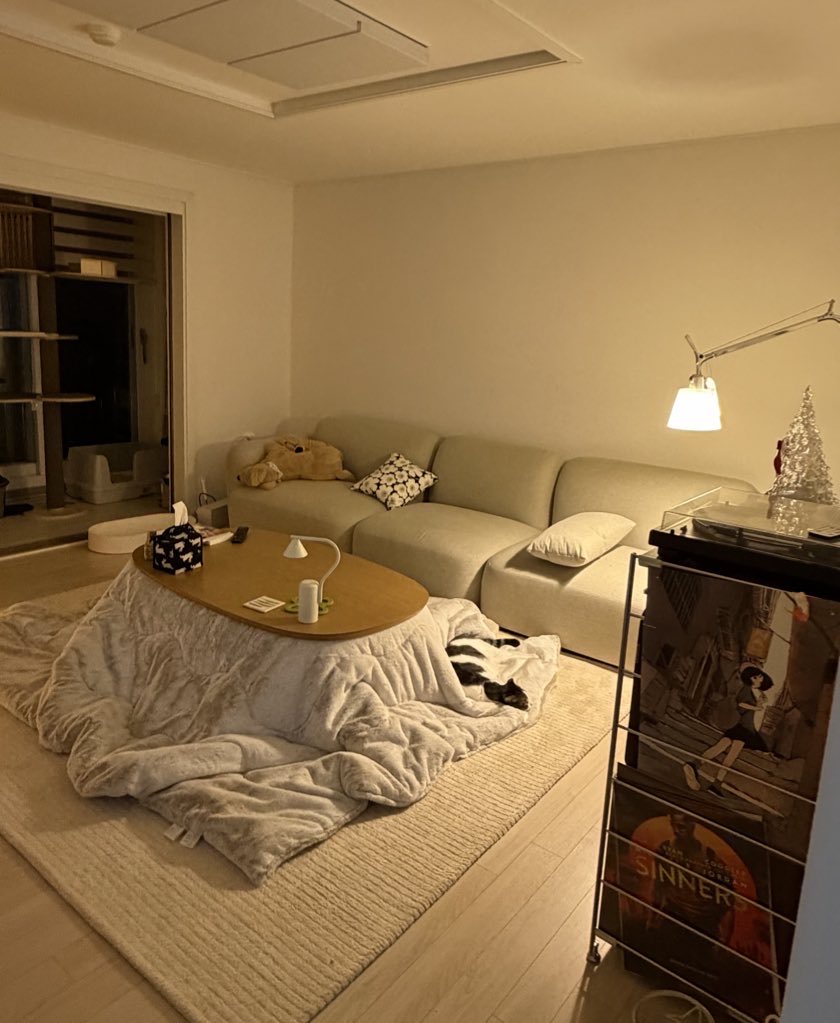 최근에 집정리하고 문득 내가 꾸린 거실이 좋아 찍어둔 사진..ㅎㅎ 반대편 트리가 안보여 아쉽다