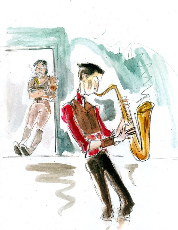 Arcane where everything is the same but Silco plays the saxophone