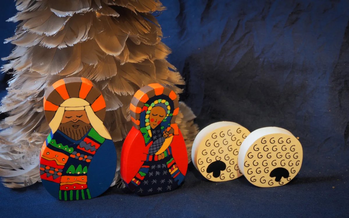 OhLottie's tweet image. 🌍✨ #GlobalNativity25

Here we go – nativity art from around the world for each day leading up to Christmas. 😊

Day 1: El Salvador 🇸🇻