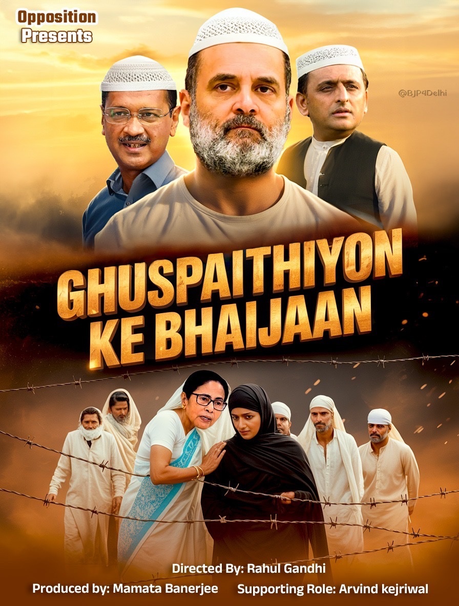 BJP4Delhi's tweet image. SIR से सबसे ज़्यादा तकलीफ़, घुसपैठियों के इन हमदर्दों को है 👇